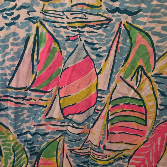 Lilly Pulitzer Melle Trapeze Tank Dress in You Gotta Regatta Small - Picture 4 of 4